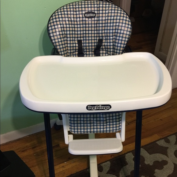 peg perego high chair rose gold